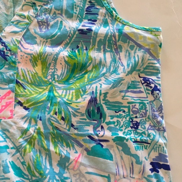 Lilly Pulitzer Bohemian Queen Amina Swing Dress Sz S Pima Cotton Hard To Find - Picture 5 of 16